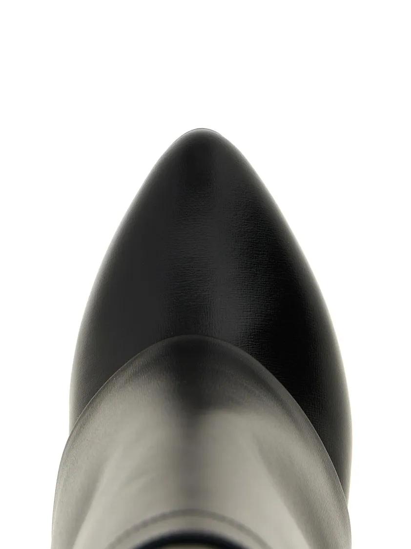 Thumbnail - Givenchy Low-Top Sneaker - Stiefeletten aus Leder - Gr. 38 (EU) - in Schwarz - für Damen