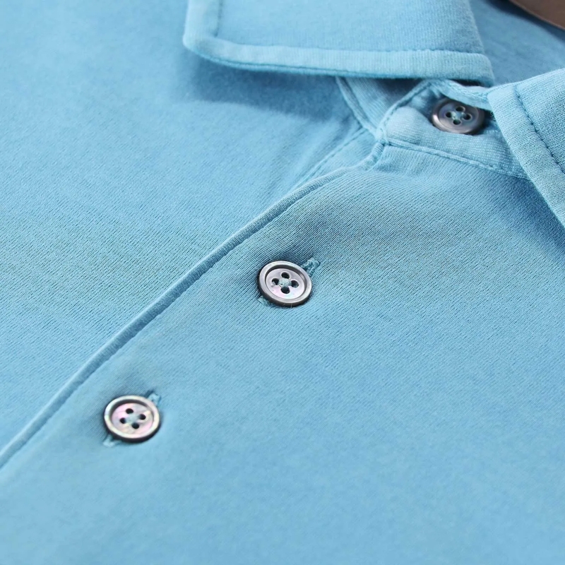 FILIPPO DE LAURENTIIS Poloshirt Poloshirt Jervin aus Baumwolle blau(Image 12)