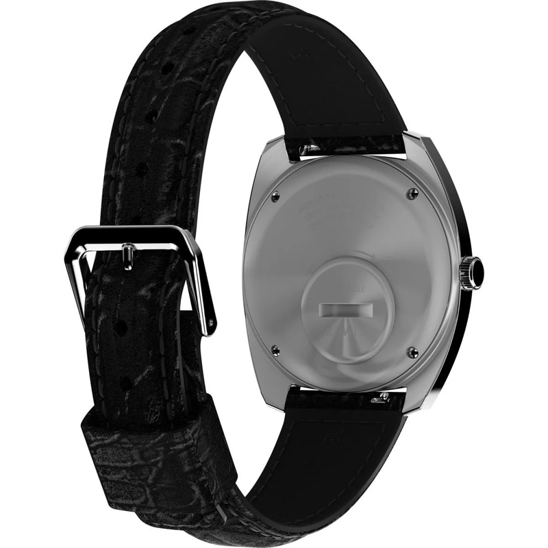 Timex Quarzuhr Quarz-Analoguhr Q Timex 1978 Day/Date schwarz(Image 5)