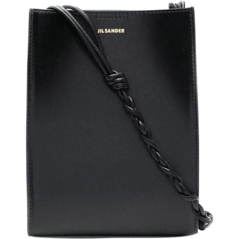 Jil Sander Schultertasche Tangle Sm Black schwarz