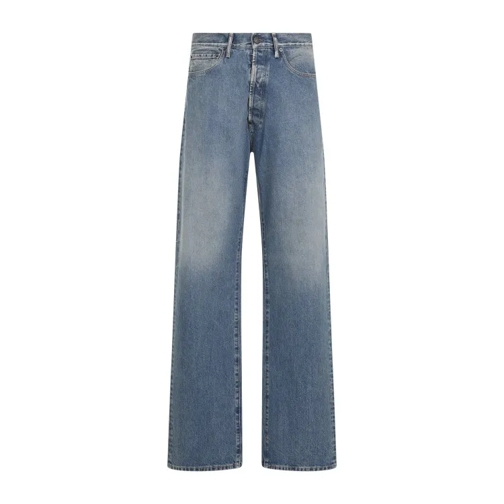 Maison Margiela  Medium Blue Cotton 5 Pockets Pants Blue