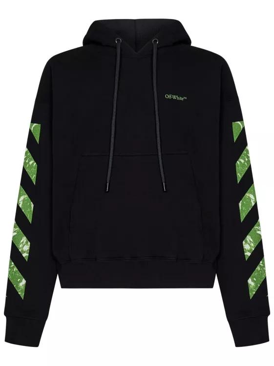 Hoodie off white on sale black