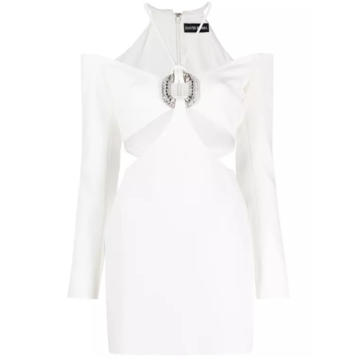 David Koma Cut-Out Minidress White 