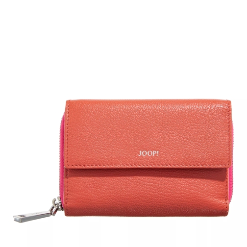 JOOP! Lantea Blocking Martha Purse Mh15Fz Orange Tri-Fold Portemonnaie