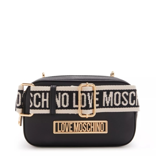 Love Moschino Love Moschino Natural Schwarze Umhängetasche JC414 Schwarz Cross body-väskor