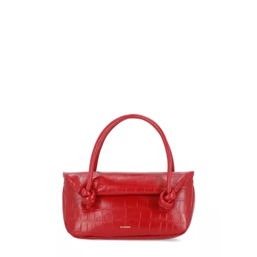 Jil Sander Knot Hand Bag Red Fourre-tout