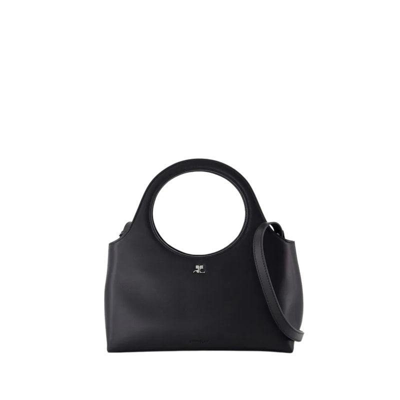 Courrèges Schoudertas Holy Day Shoulder Bag - Leather - Black Black
