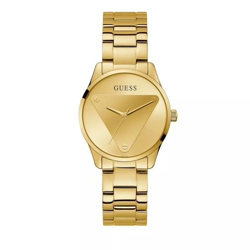 Guess Emblem Ladies Gold Quartz Horloge