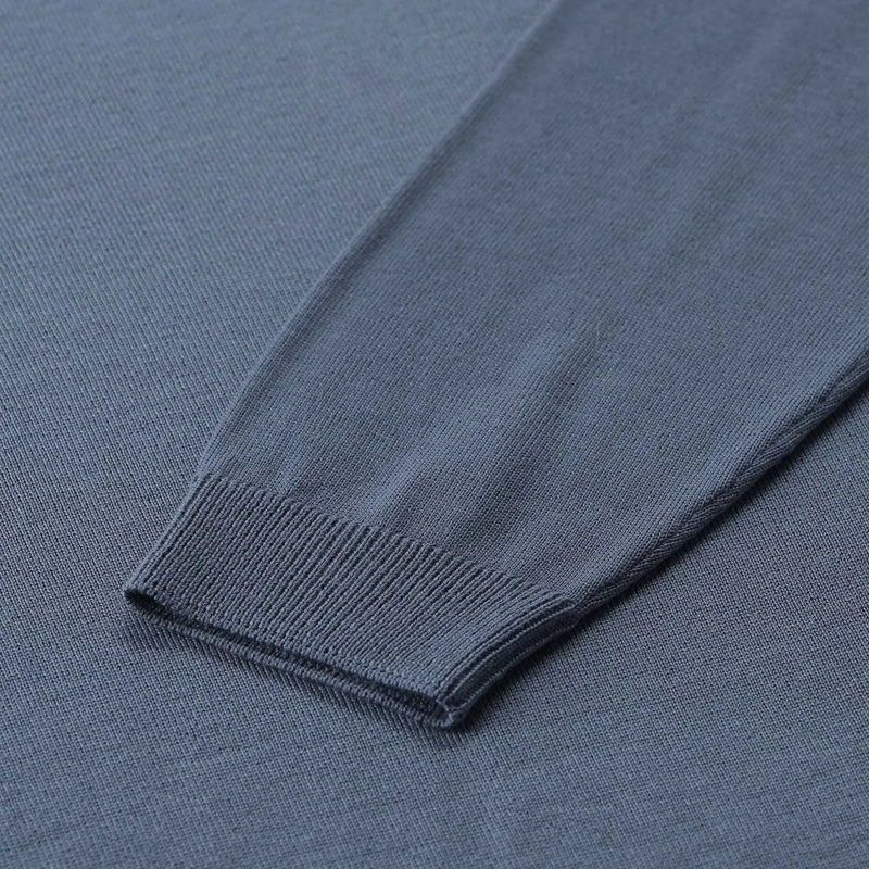 Roberto Collina Pull Rundhalspullover aus Merinowolle blau(Image 6)