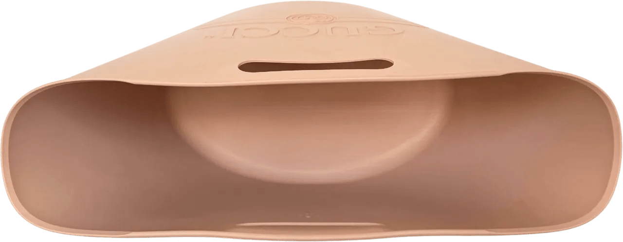 Thumbnail - Gucci Shopper - Gucci Rubber Tote Bag Pink / very good - Gr. unisize - in Gold - für Damen