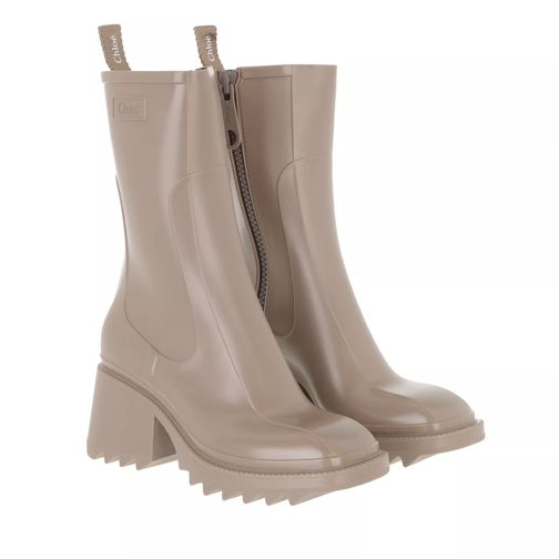 Chloé Betty Rain Boots Dark Grey Stivali da pioggia