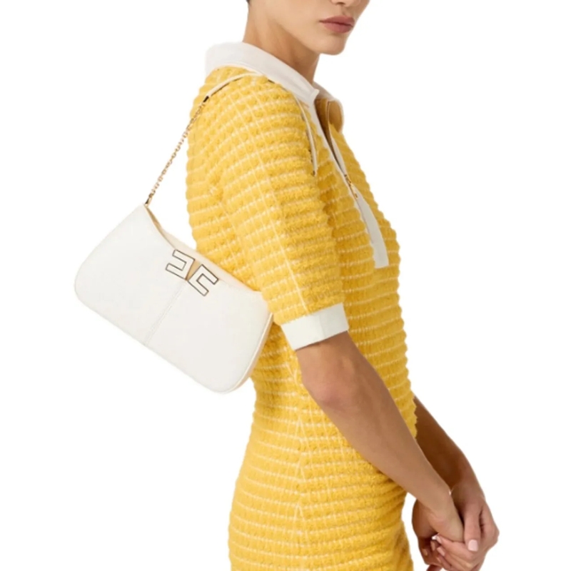 Elisabetta Franchi Sac à bandoulière Bags Ivory weiß(Image 2)