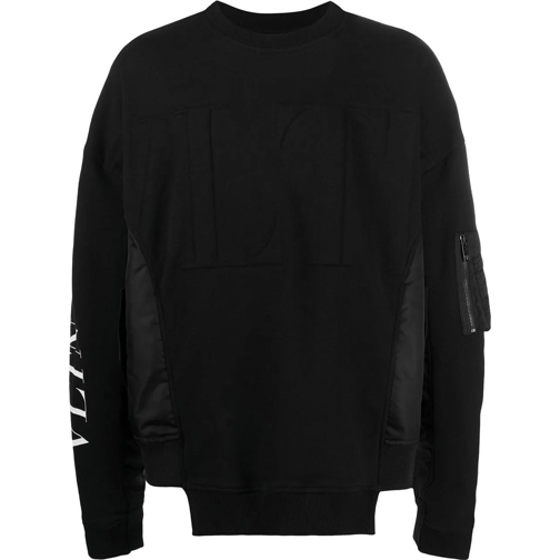 Valentino  Valentino Vltn Embossed Sweatshirt schwarz