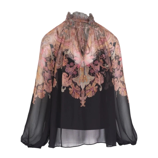 Zimmermann Illustration Multicolored Blouse Multicolor Blouses