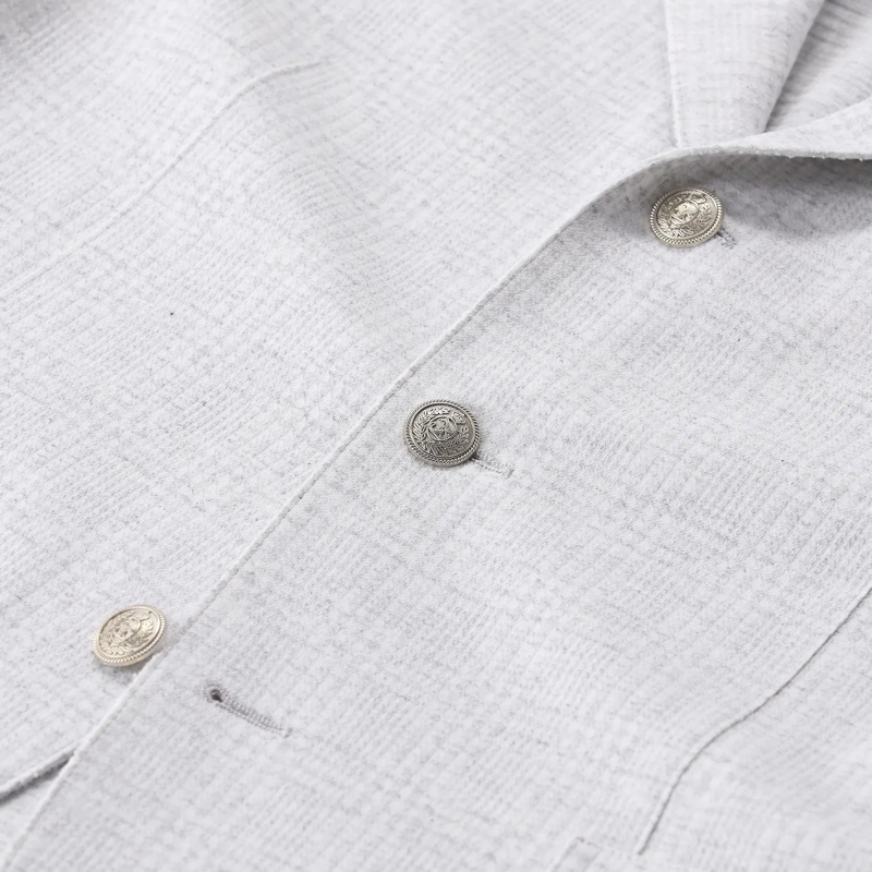 Eleventy Anzugjacke Sakko mit Muster grau(Image 4)