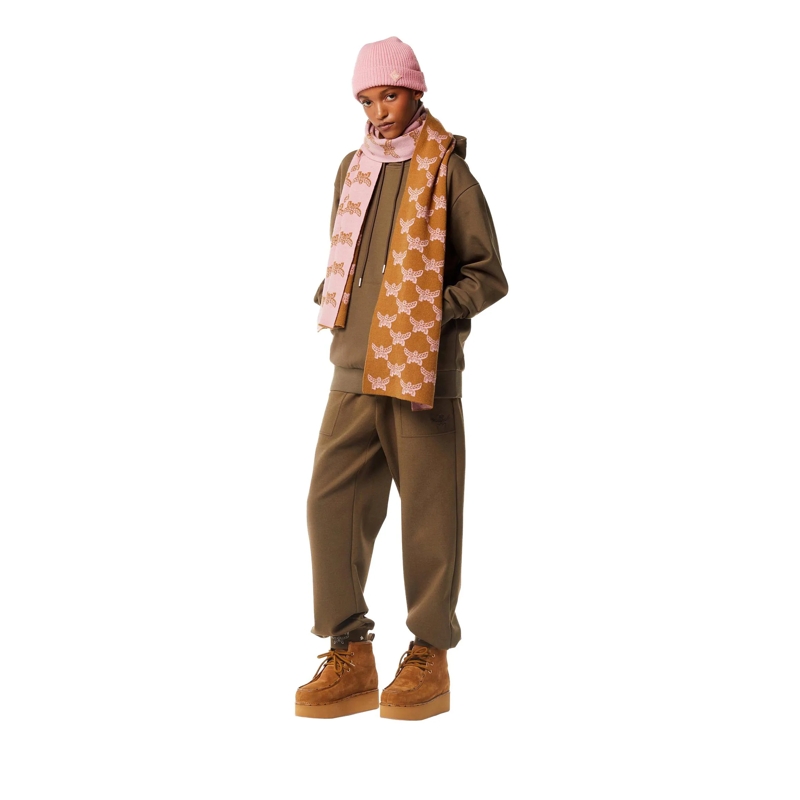 MCM Wollschal Mcm Col Wool Jqd Stole 195*30, One Size Fairy Pink(Image 2)