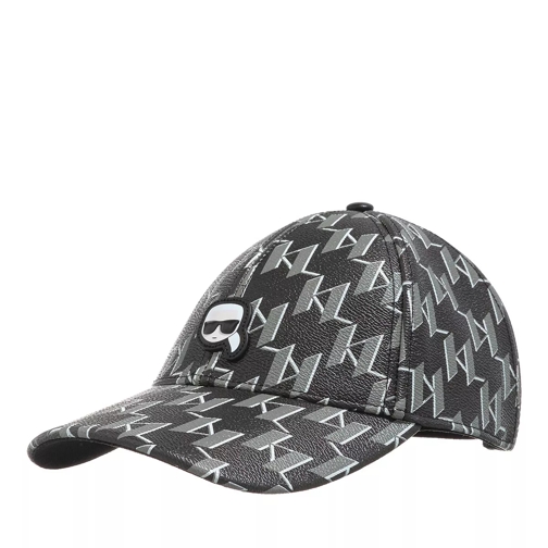 Karl Lagerfeld K/Ikonik Cc Monogram Cap Black/Multi Cappello da baseball