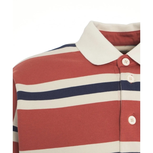 Autry International Polo Polo in striped jersey rot (Image 4)