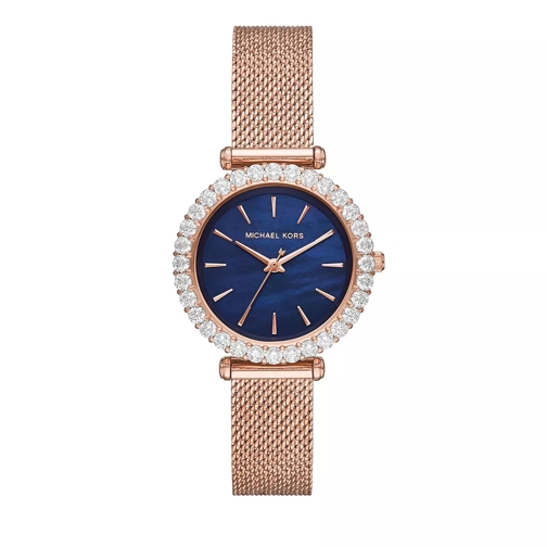 Michael Kors Darci Three-Hand Stainless Steel Watch Rose Gold-Tone Quartz Horloge