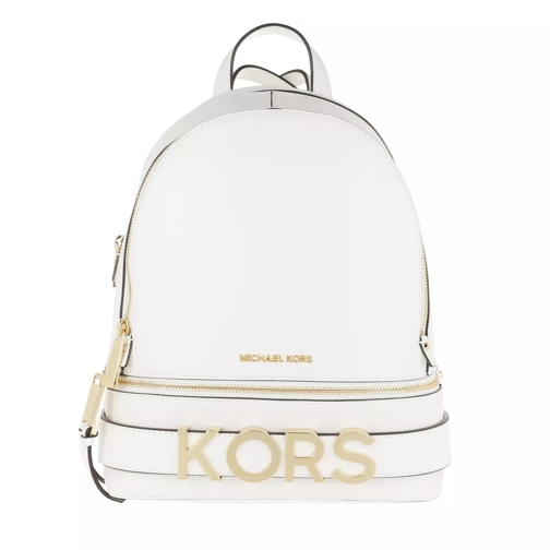 MICHAEL Michael Kors Rhea Zip MD Backpack Optic White Backpack