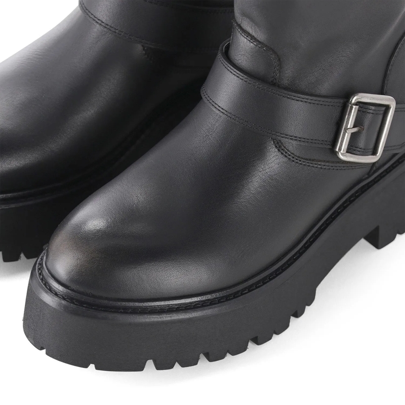 Copenhagen Schnürschuhe Plateaustiefelette CPH900 aus Leder schwarz(Image 4)