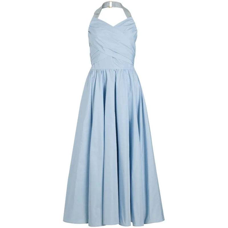 Patou Midi-jurk Blue Midi Dress Blue