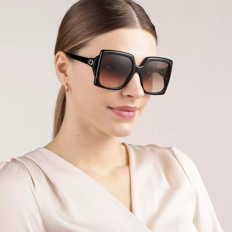 Gucci Sonnenbrille GG0876S-002 60 Sunglass WOMAN INJECTION HAVANA(Image 2)