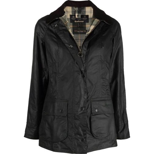 Barbour Zomerjassen beadnell wax jacket black schwarz