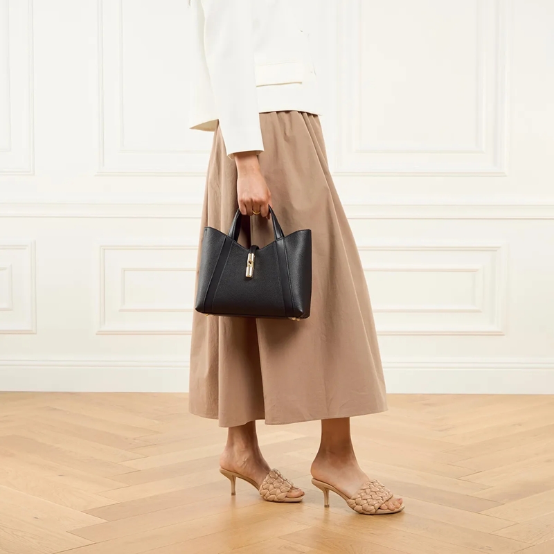 Furla Tote Furla Goccia S Tote Nero(Image 3)