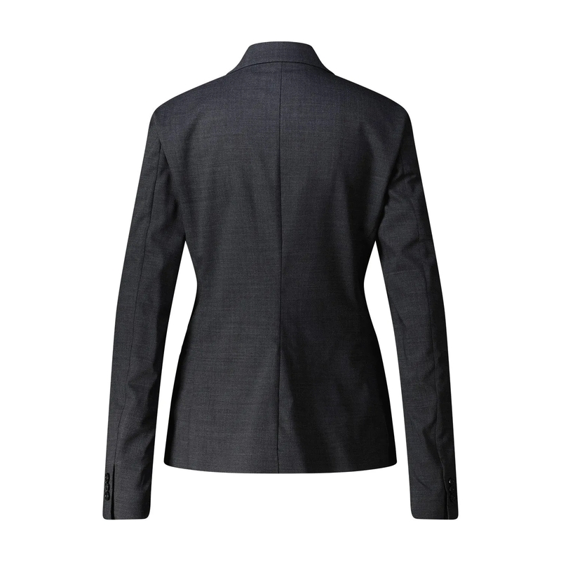 MSGM Blazer Taillierter Blazer aus Woll-Mix grau(Image 2)