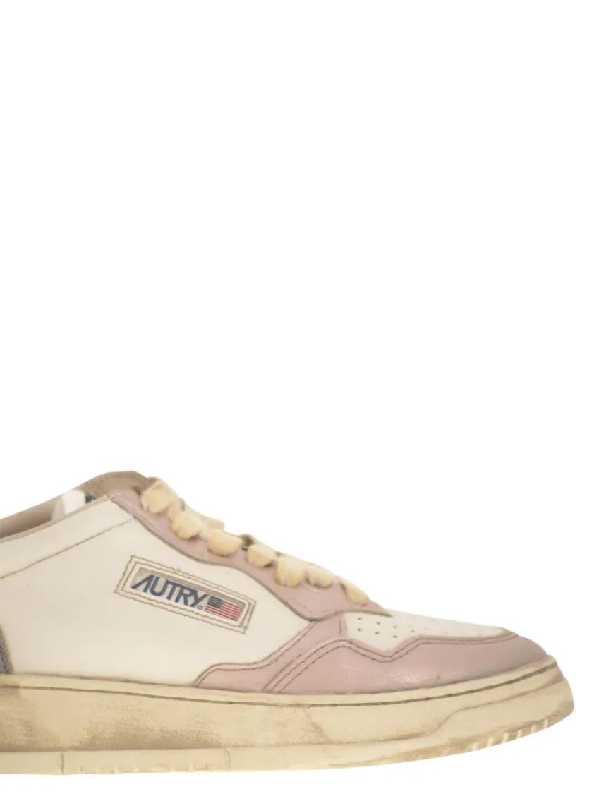 Thumbnail - Autry Low-Top Sneaker - Medalist - Super Vintage Trainers - Gr. 39 (EU) - in Beige - für Damen