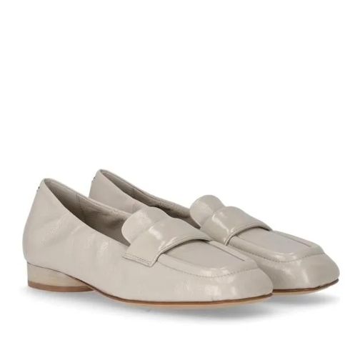 Halmanera Glaze Light Beige Loafer Grey Mocassin