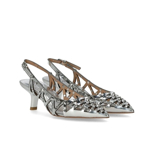 Ash Escarpin Bizarre Silver Slingback Pump Silver (Image 2)