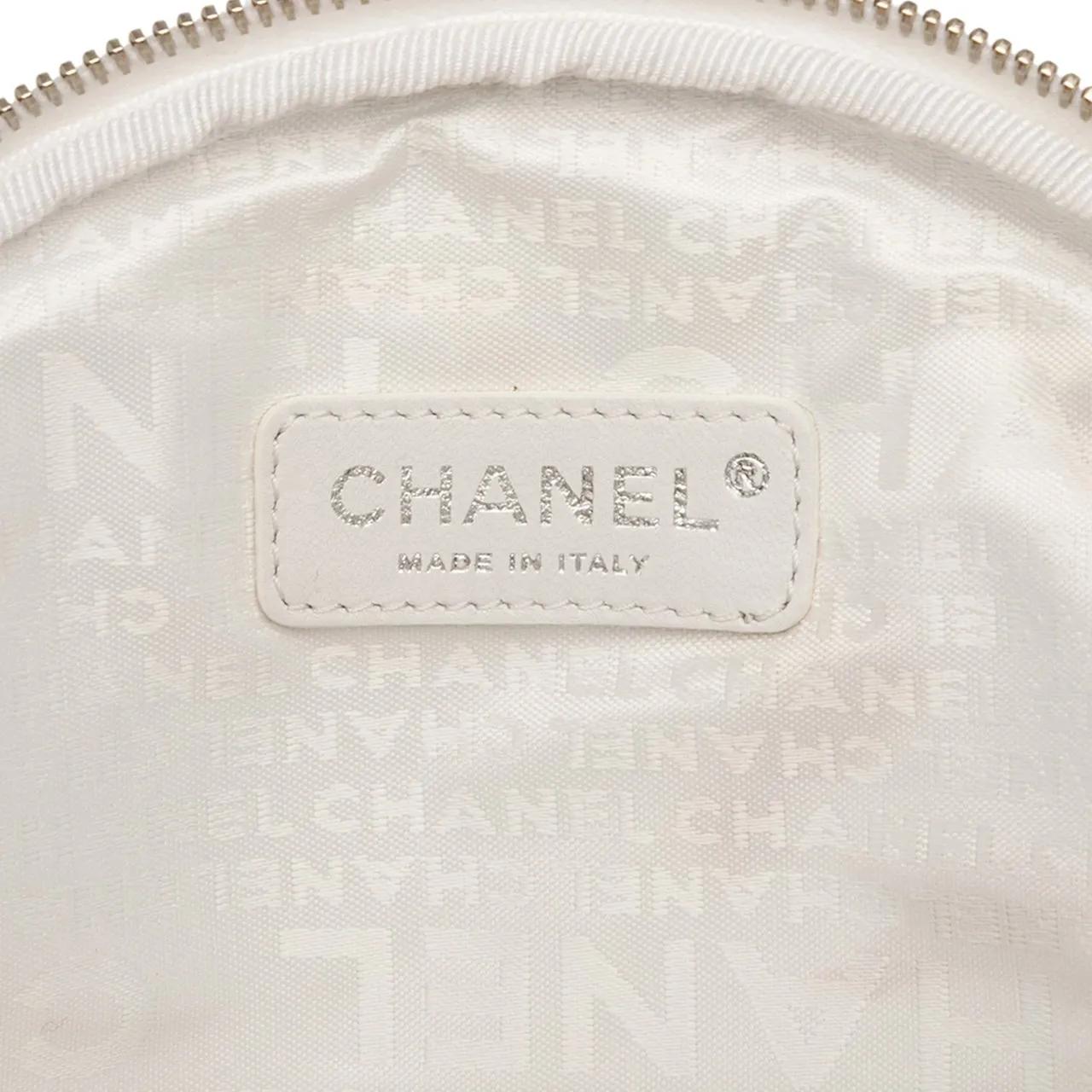 Thumbnail - Chanel Clutches - CC Canvas and Metallic Calfskin No. 5 Wristlet Pou - Gr. unisize - in Braun - für Damen