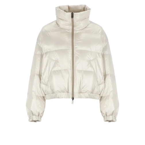 Brunello Cucinelli  Reversible Down Jacket With Jewel White