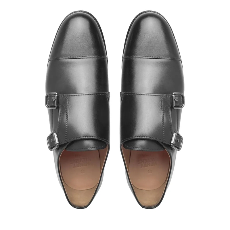 Henry Stevens Flache Schuhe Schnallenschuh Winston CDM schwarz(Image 3)