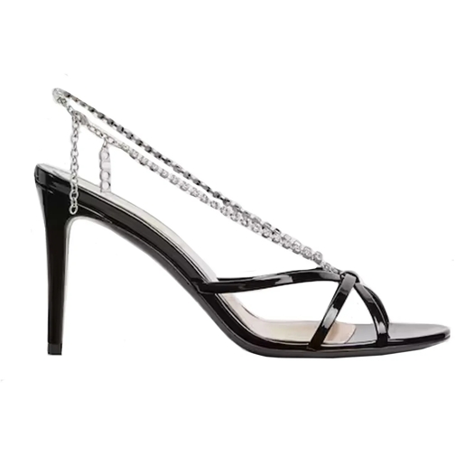 Gucci T-shirts Gucci Crystal Chain Sandals schwarz