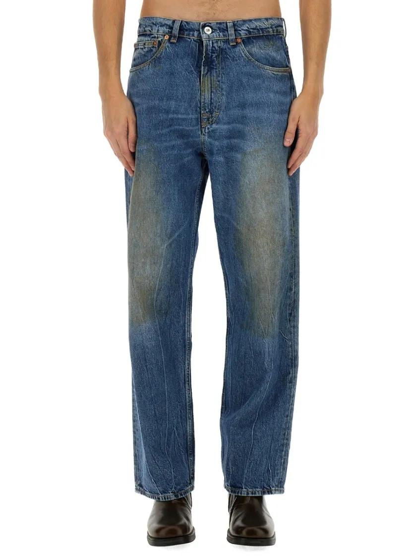Thumbnail - Our Legacy - Relaxed Fit Straight Leg Jeans - Größe 32 - blau