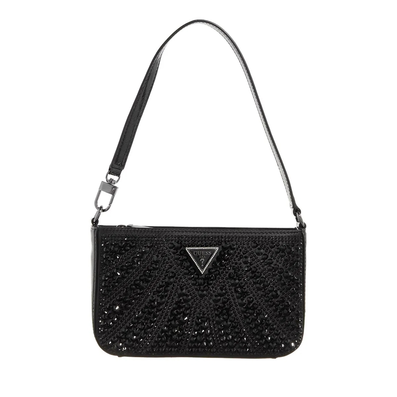 Guess Schultertasche Beauvoir Mini Top Zip Shdr Bag Black