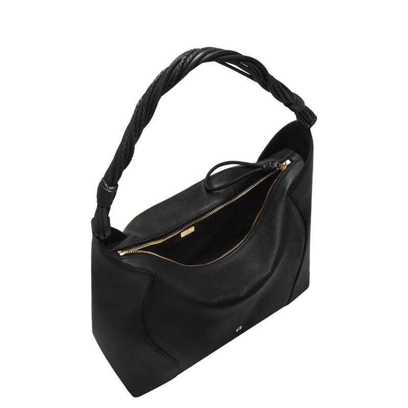 AIGNER Crossbody Bag Tasche Giara aus Leder schwarz(Image 3)