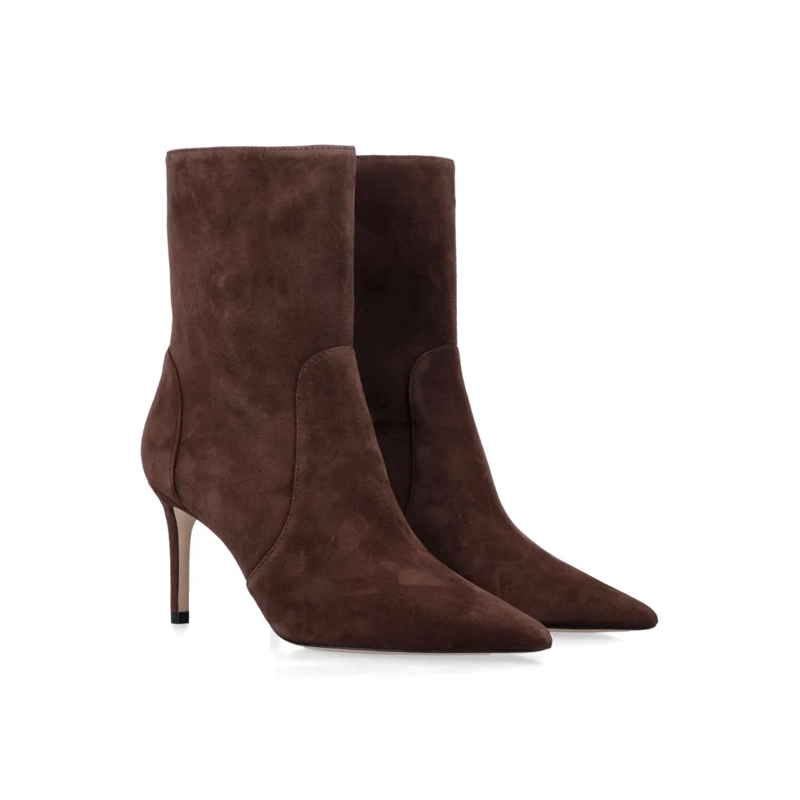 Stuart Weitzman Laarzen Power Zip 75 Ankle Boots Black