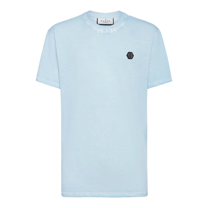 Philipp Plein T-Shirt T-Shirt hell-blau