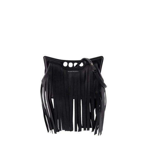 Alexander McQueen Sac à bandoulière The Mini Peak Crossbody - Leather - Black Black