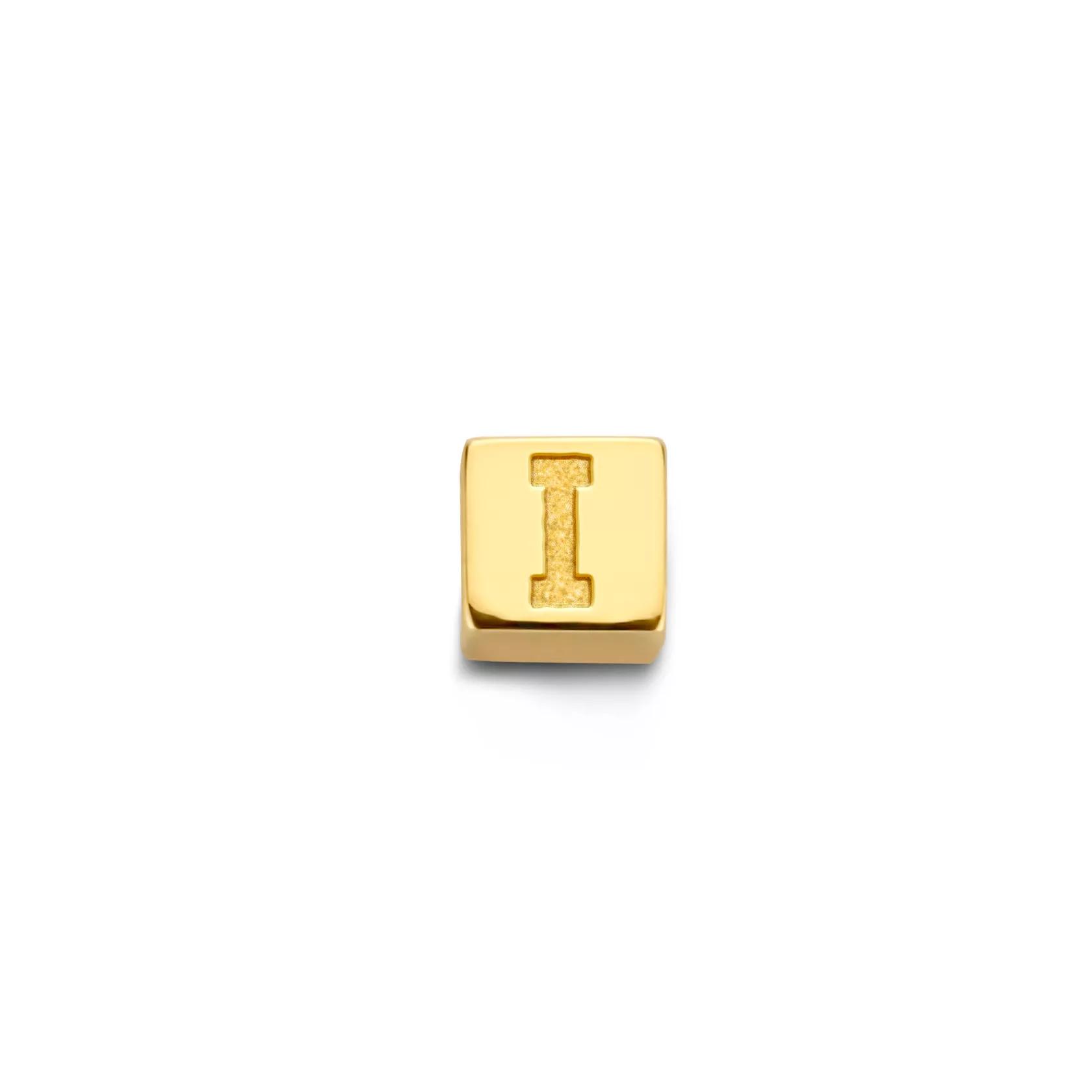 Isabel Bernard Charms - I Gold Le Carré Felie 14 Karat Cube Charm - Gr. unisize - in Gold - für Damen