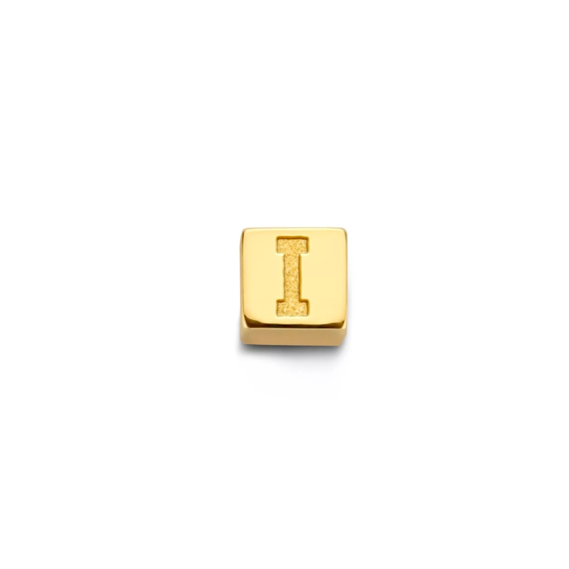 Isabel Bernard Pendentif I Gold Le Carré Felie 14 Karat Cube Charm Gold