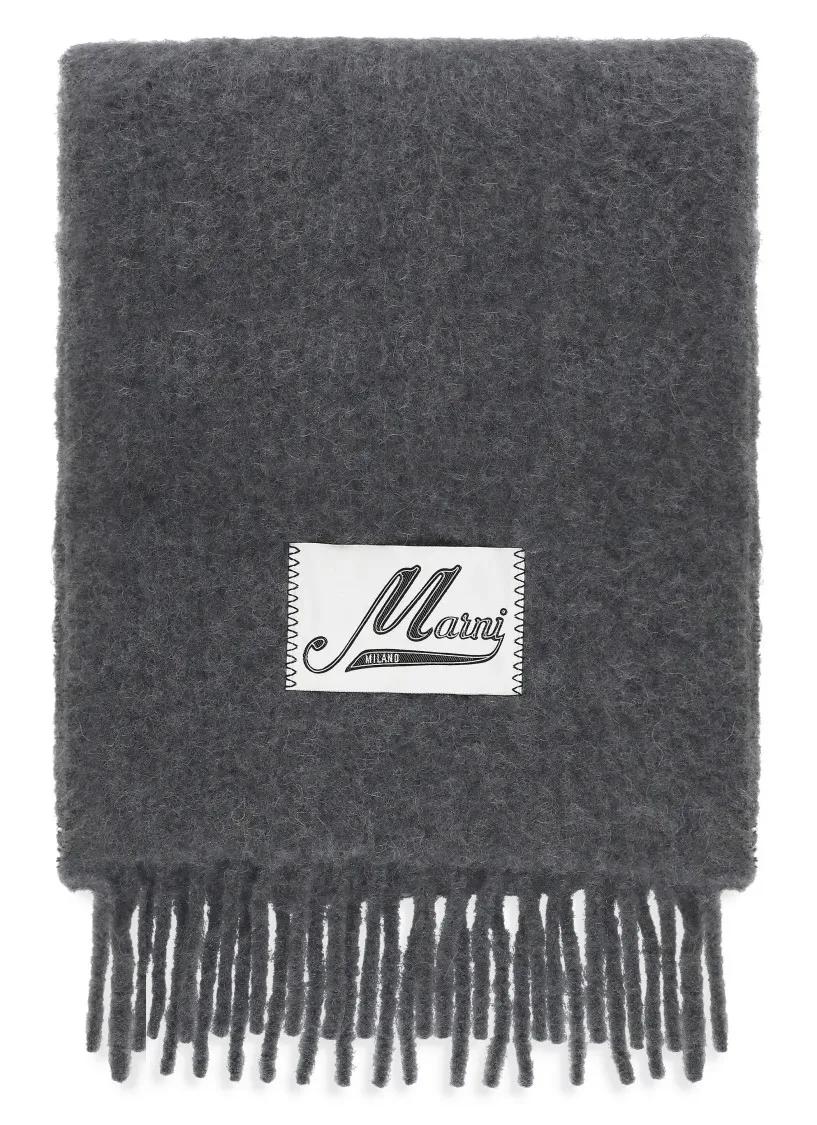 Marni Tücher & Schals - Brushed Alpaca Scarf - Gr. unisize - in Grau - für Damen