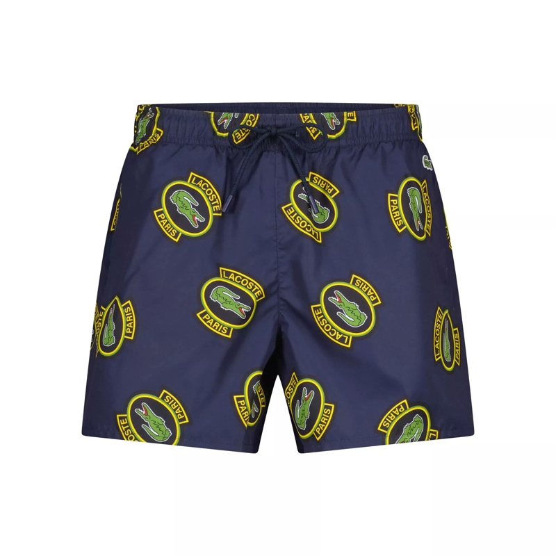 Lacoste  Badehose mit Logo-Print 47702403645786 Dunkelblau