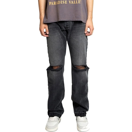 Rhude Slim Fit Jeans Jeans Black schwarz