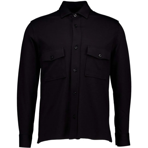 GENTI Weste Genti Midtown Overshirts Zwart S1283-1971 schwarz