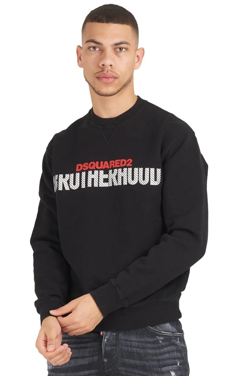 Thumbnail - Dsquared2 - Dsq2 brotherhood relief sweat - Größe S - schwarz